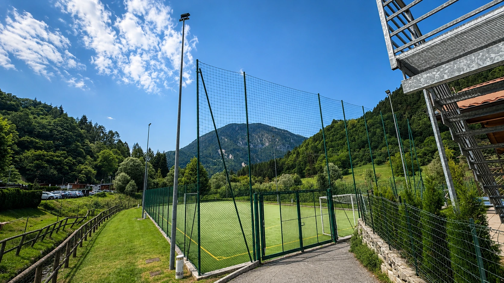 Football pitch
